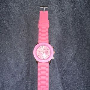 Hot Pink jelly watch